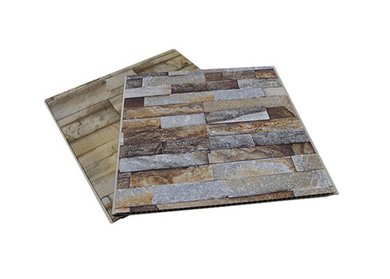 내부 벽면 장식물을 위한 라미네이트된 400x9mm 600x9mm PVC 벽판지