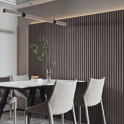 12 센티미터 - 20명의 센티미터 폭 내부 WPC 벽판지 장식적 벽체 클래딩 패널