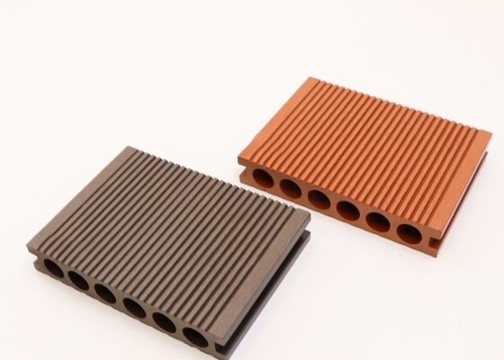 WPC 수지나무판 데킹 이사회 단단한 Wpc 야외 바닥