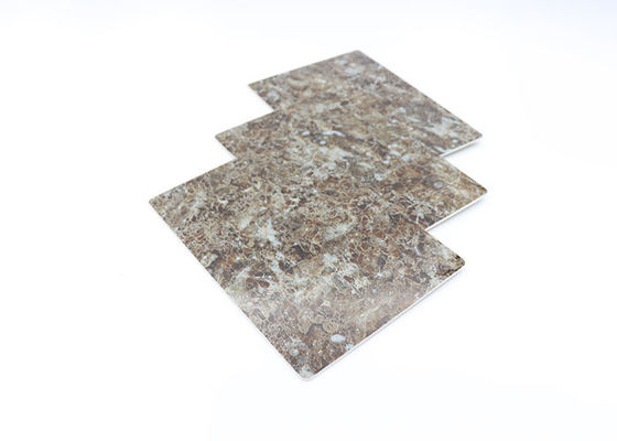 내벽을 위한 방수 Pvc 대리석 시트 높은 광택이 나는 Uv 대리석 시트