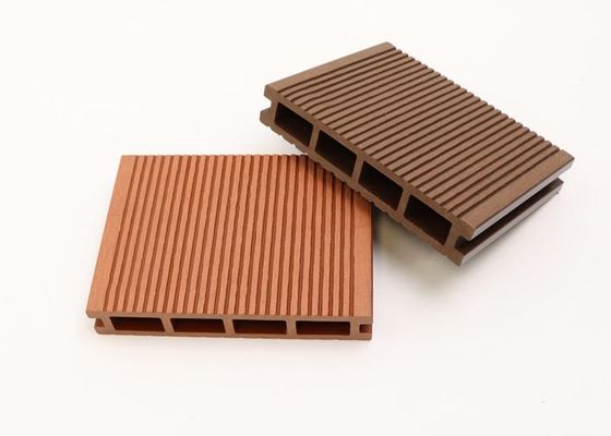 나무 무늬 방수 야외 복합체를 꾸미는 불연성 WPC 바닥