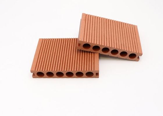 나무 무늬 방수 야외 복합체를 꾸미는 불연성 WPC 바닥