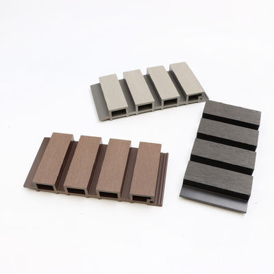 벽 패널을 다른 금속을 입히는 Co 구축 야외 159x10mm  외부 WPC 벽판지