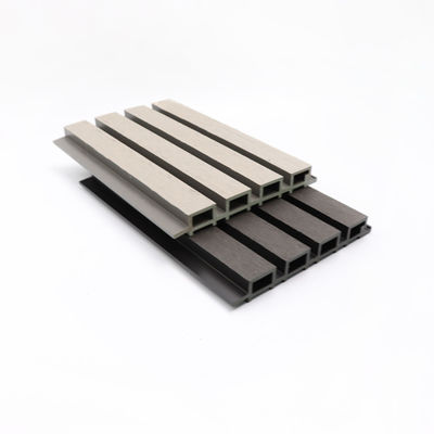 벽 패널을 다른 금속을 입히는 Co 구축 야외 159x10mm  외부 WPC 벽판지