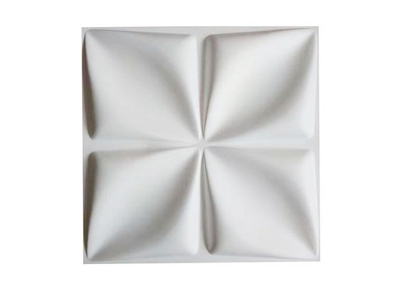 500x500mm 장식적 3D 벽판지 PVC 집 다이아몬드 금 벽 패널