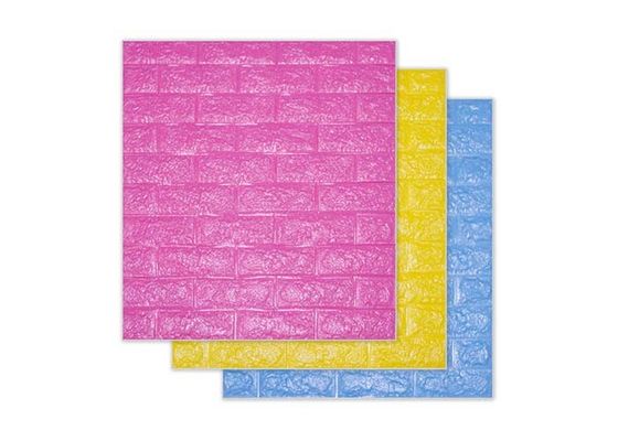 집 장식을 위한 하얀 PE 벽판지 70x77cm 3D PE 거품 벽 스티커