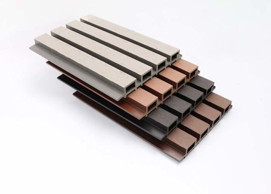 나무 무늬 외부 WPC 벽판지 야외 피복 Co 구축 방화