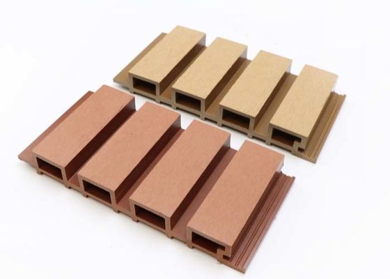 나무 무늬 외부 WPC 벽판지 야외 피복 Co 구축 방화