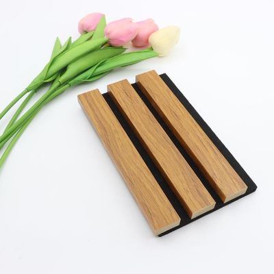 나무로 되는 600*21mm 청각 패널 널 Eco 친절한 대나무 섬유 Akupanel