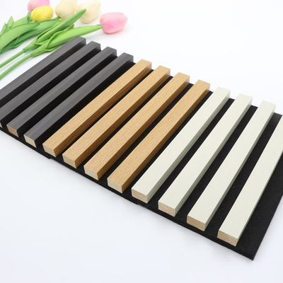 나무로 되는 600*21mm 청각 패널 널 Eco 친절한 대나무 섬유 Akupanel