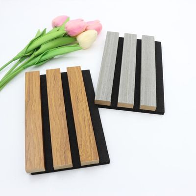 방연제 절연제를 가진 애완 동물 WPC 청각적인 벽면 널