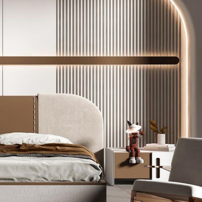 목재 플라스틱 복합판 클래싱 플루트 벽판 WPC 내부 벽판