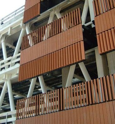 WPC 플루팅 벽 패널 외면 코엑스트루션 목재 플라스틱 복합 벽 천