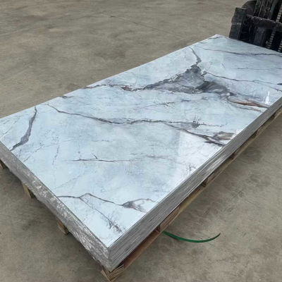 1220x2800mm 인테리어 장식용 PVC 대리석 판