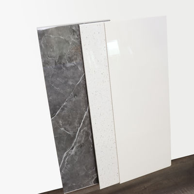 Modern 3D Pattern Fireproof PVC Shower Wall Panel Luxury Bathroom Renovation Material