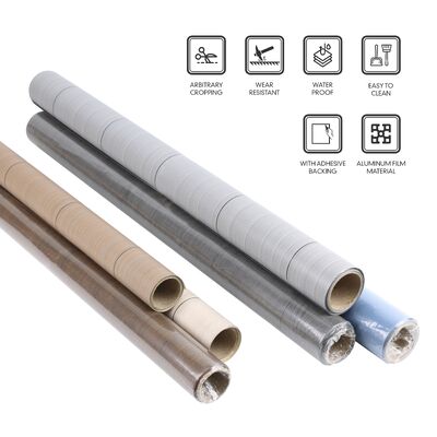 설치 및 제거가 용이한 현실적인 패턴의 장식용 바닥 필름