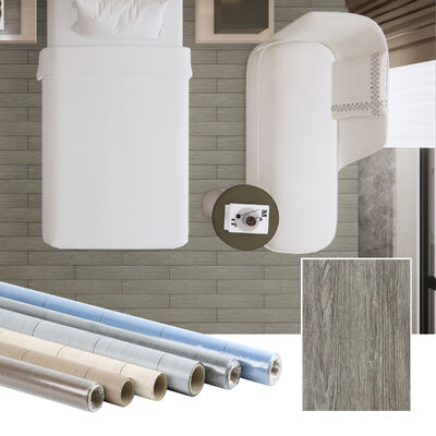 부드러운 터치 편안한 자체 접착 바닥 스티커 발밑 장식