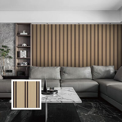 현대적인 인테리어 천장 벽 장식을 위한 습기 방지 설치가 용이한 PVC 홈이 있는 천장 벽 패널