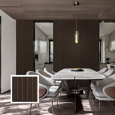 현대적인 인테리어 천장 벽 장식을 위한 습기 방지 설치가 용이한 PVC 홈이 있는 천장 벽 패널