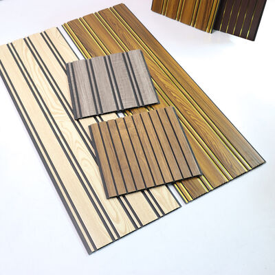 현대적인 인테리어 천장 벽 장식을 위한 습기 방지 설치가 용이한 PVC 홈이 있는 천장 벽 패널