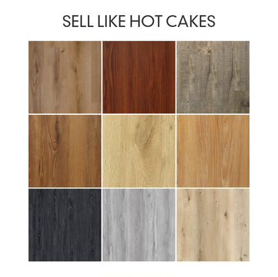 포름알데히드 E0 SPC 바닥재, 석회석 원료 사용, 뛰어난 내구성, 상업 및 주거용 바닥재 솔루션