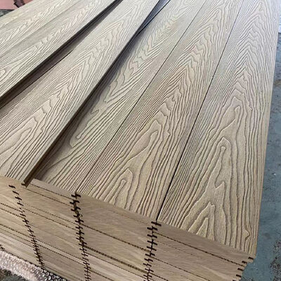 외관 WPC 벽 패널 시스템 외부 벽 천장용 방수 목재 플라스틱 복합