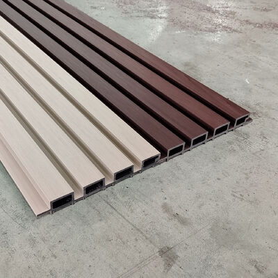 고품질 외관 WPC 벽 패널 건물 장식용 외관 방수 목재 플라스틱 복합
