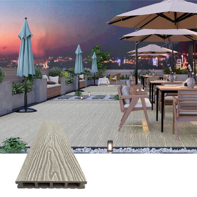 외부 WPC 벽 패널 건물 장식용 외부 방수 복합 목판