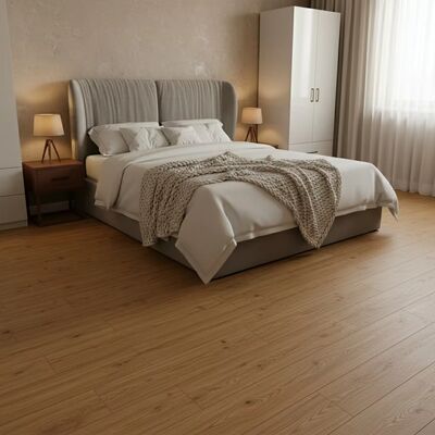 방수 Spc 5mm 엄밀한 비닐 부동 바닥 20mil 마모 층 클릭 잠금 판자