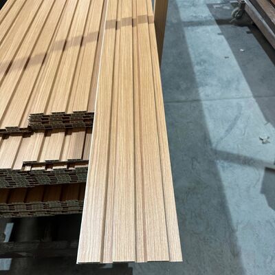 Easy to Install DIY Indoor WPC Wall Panel Interlocking Wall Decoration  Cladding