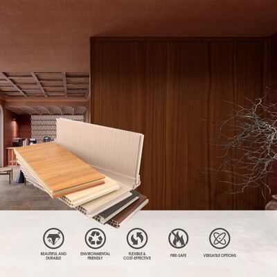 실내 공간 분할용 방수 방화 방습 PVC 칸막이 패널 벽 패널