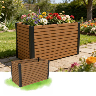 방수 난연 친환경 소재의 야외 돋움식 텃밭 재배 상자 (뒷마당 식재용)