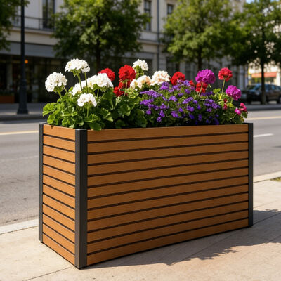 방수 난연 친환경 소재의 야외 돋움식 텃밭 재배 상자 (뒷마당 식재용)