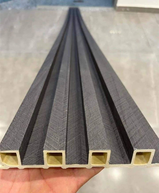 내부 벽면 장식물 실내 Wpc 데코러티브 벽 패널 수지나무판