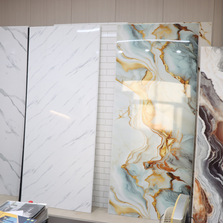 질감 표면 Pvc 욕실 벽 패널 미끄러지기 방지 스크래치 저항