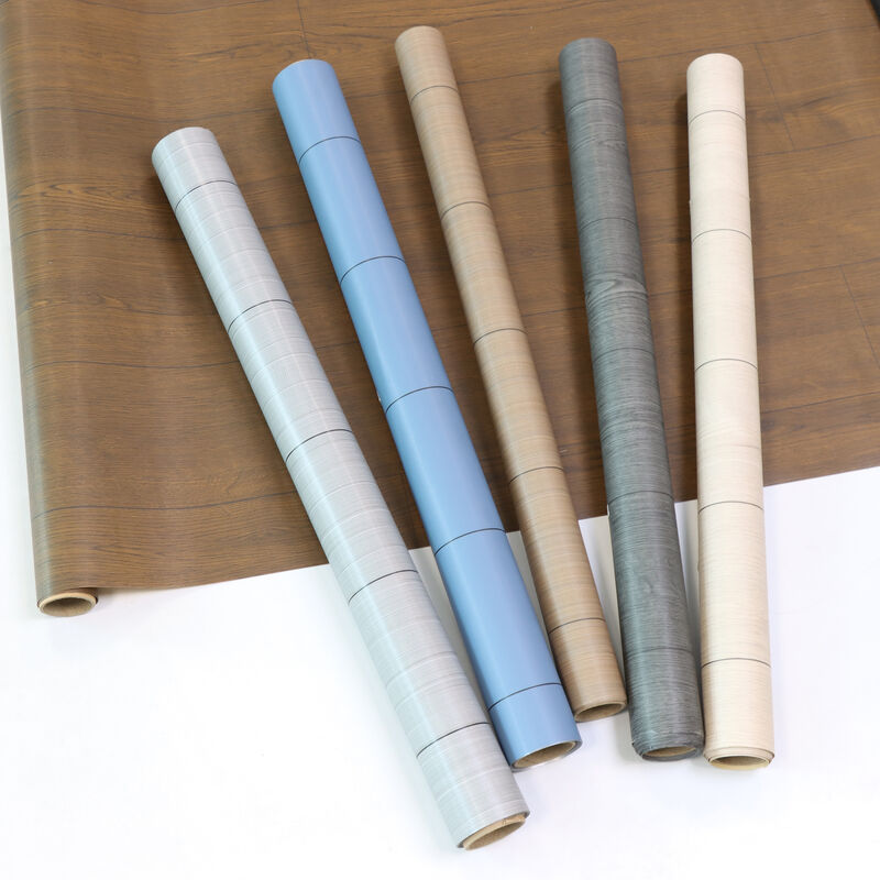 홈 오피스용 프리미엄 0.3mm 셀프 접착 비닐 바닥 스티커