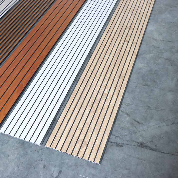 현대적인 인테리어 천장 벽 장식을 위한 습기 방지 설치가 용이한 PVC 홈이 있는 천장 벽 패널