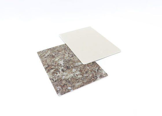 장식적인 1220x2440mmx3mm PVC 대리석 시트 3D 프린팅 UV 패널