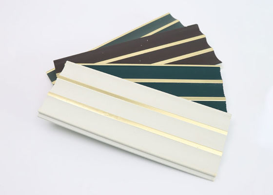 방수 120x12mm PS 인테리어 장식 벽판지 PS 감촉이 있는 벽 클레딩