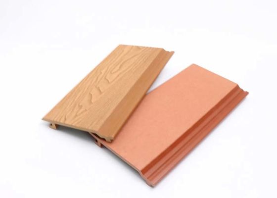 다양한 색상 HDPE 148x21mm 외부 WPC 벽판지 장식 재료
