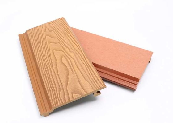 다양한 색상 HDPE 148x21mm 외부 WPC 벽판지 장식 재료