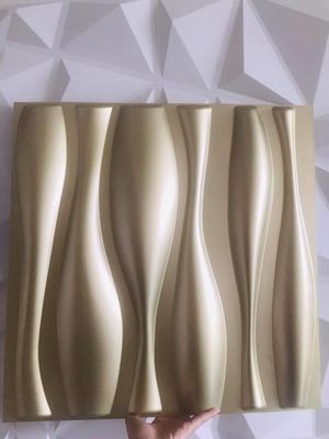 50x50cm 장식적 3D 벽판지 집에 내부 근대적 디자인 100% PVC