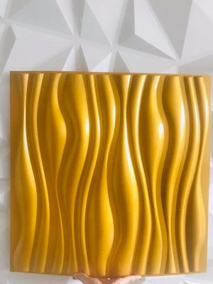 50x50cm 장식적 3D 벽판지 집에 내부 근대적 디자인 100% PVC