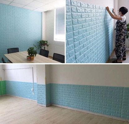 집 장식을 위한 3D PE 거품 바탕화면 셀프 접착제 바탕화면