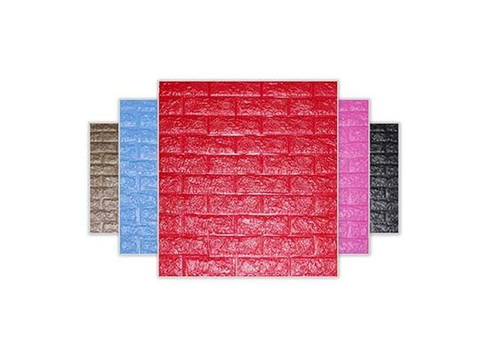 77x70cm 벽돌 PE 거품 바탕화면 3D 셀프 접착제 PE 폼 월 스티커