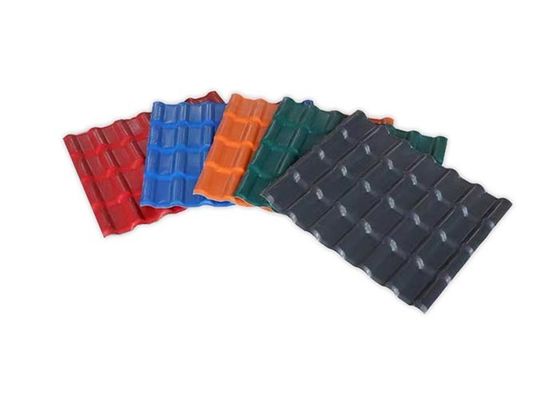 ASA APVC UPVC PVC 지붕 타일은 플라스틱 지붕 시트를 주름지게 했습니다