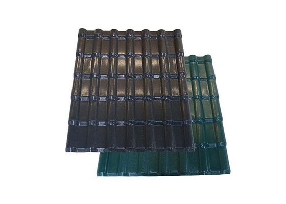 ASA APVC UPVC PVC 지붕 타일은 플라스틱 지붕 시트를 주름지게 했습니다