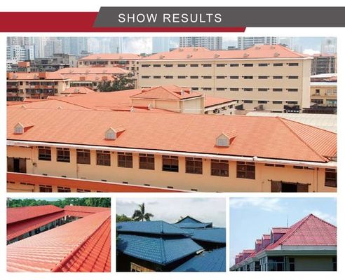 ASA APVC UPVC PVC 지붕 타일은 플라스틱 지붕 시트를 주름지게 했습니다