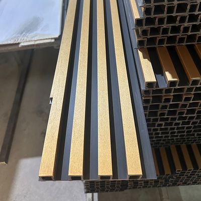WPC 나무 곡물 laminated 실내 Wpc 벽 패널