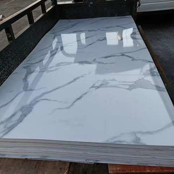1220x2800mm 인테리어 장식용 PVC 대리석 판
